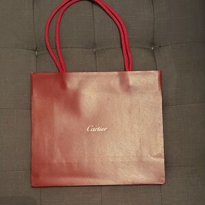 Cartier Deep Red Tote Bag